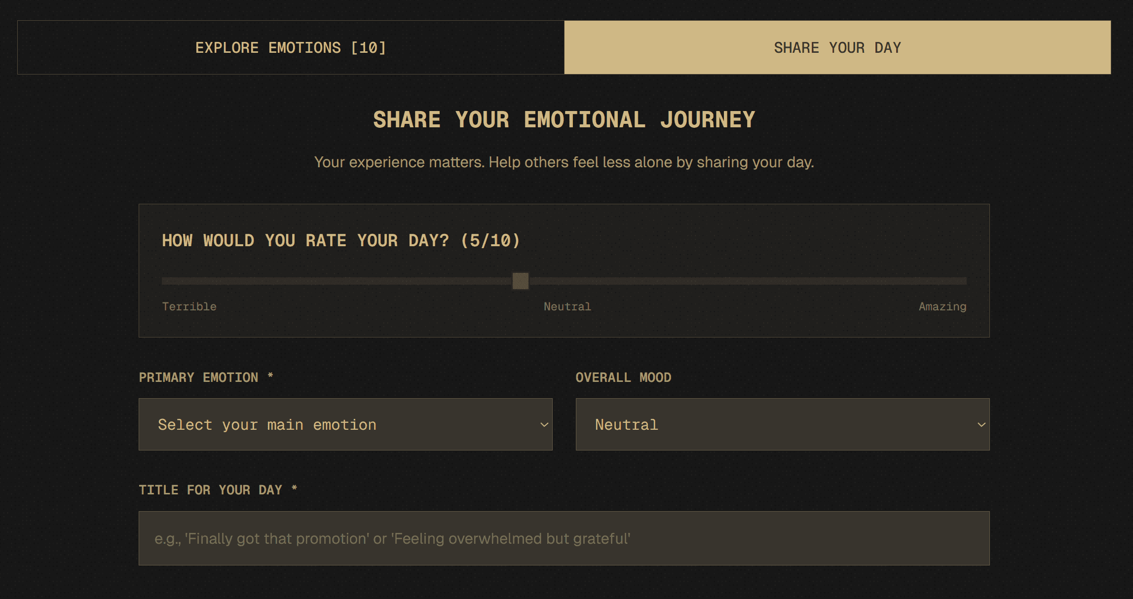 Recording your day in The Human Atlas